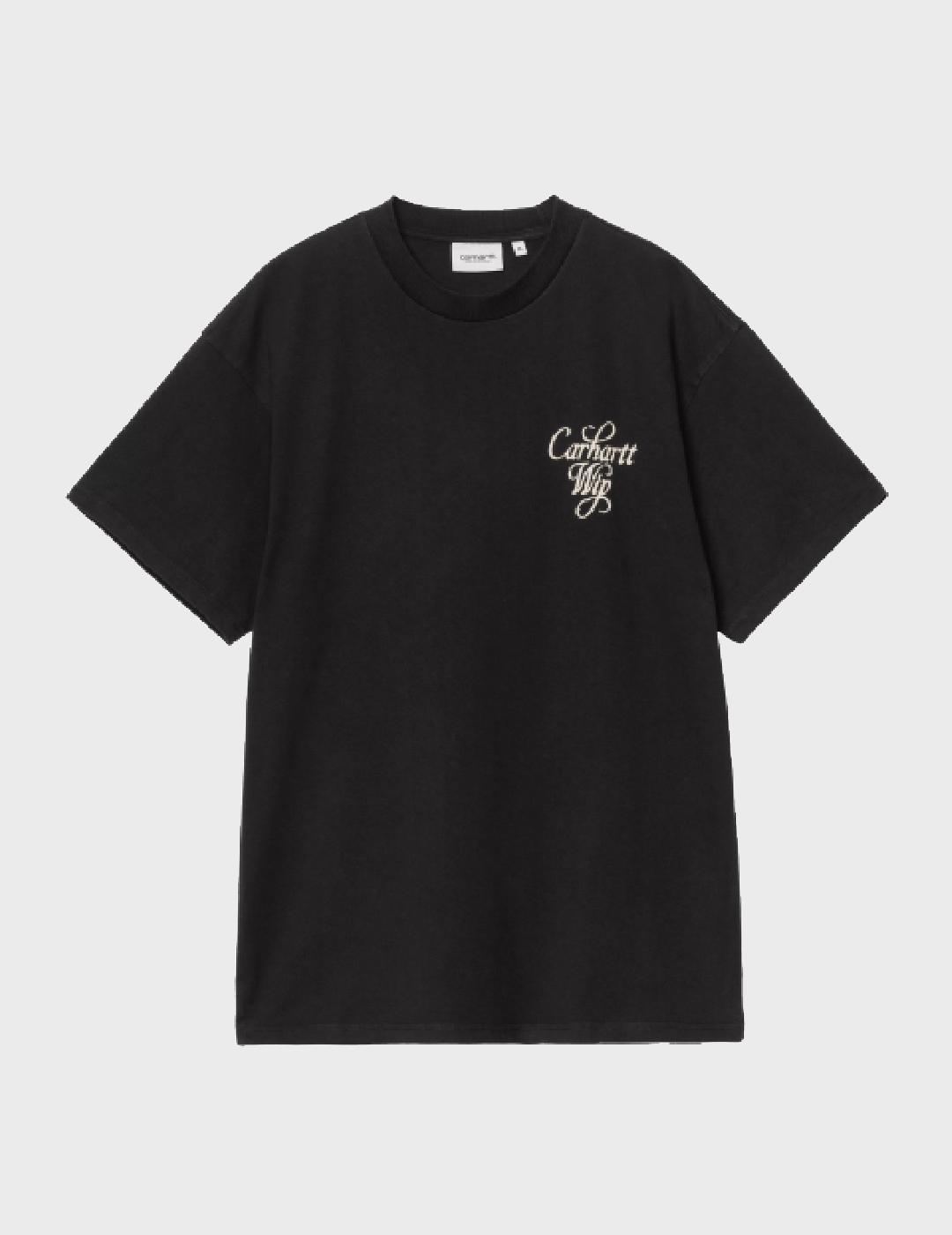 Camiseta Carhartt WIP S/S Vestige Black stone wshd
