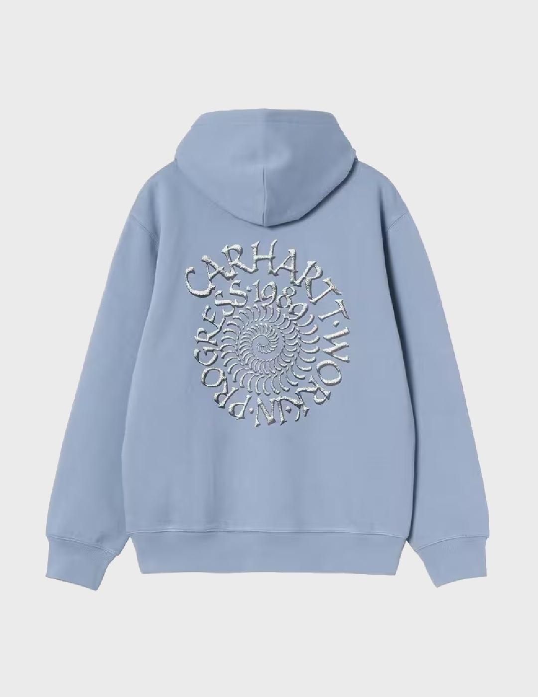 Sudadera Carhartt WIP Hooded Spiral Sweat Gentle B