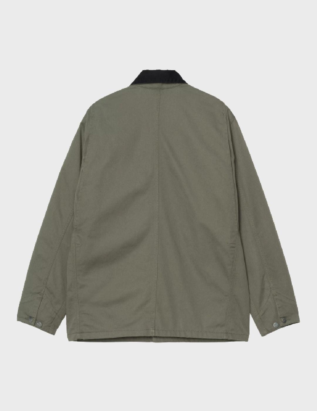 Chaqueta Carhartt WIP OG Chore Coat Leaf/Blck rnsd