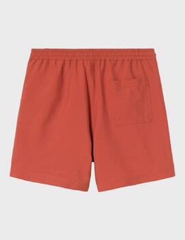 Bañador Cathartt WIP Chase Swim Trunks Oxide Red