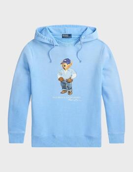 Sudadera Polo Ralph Lauren Bear Blue LSPOHOODYM3