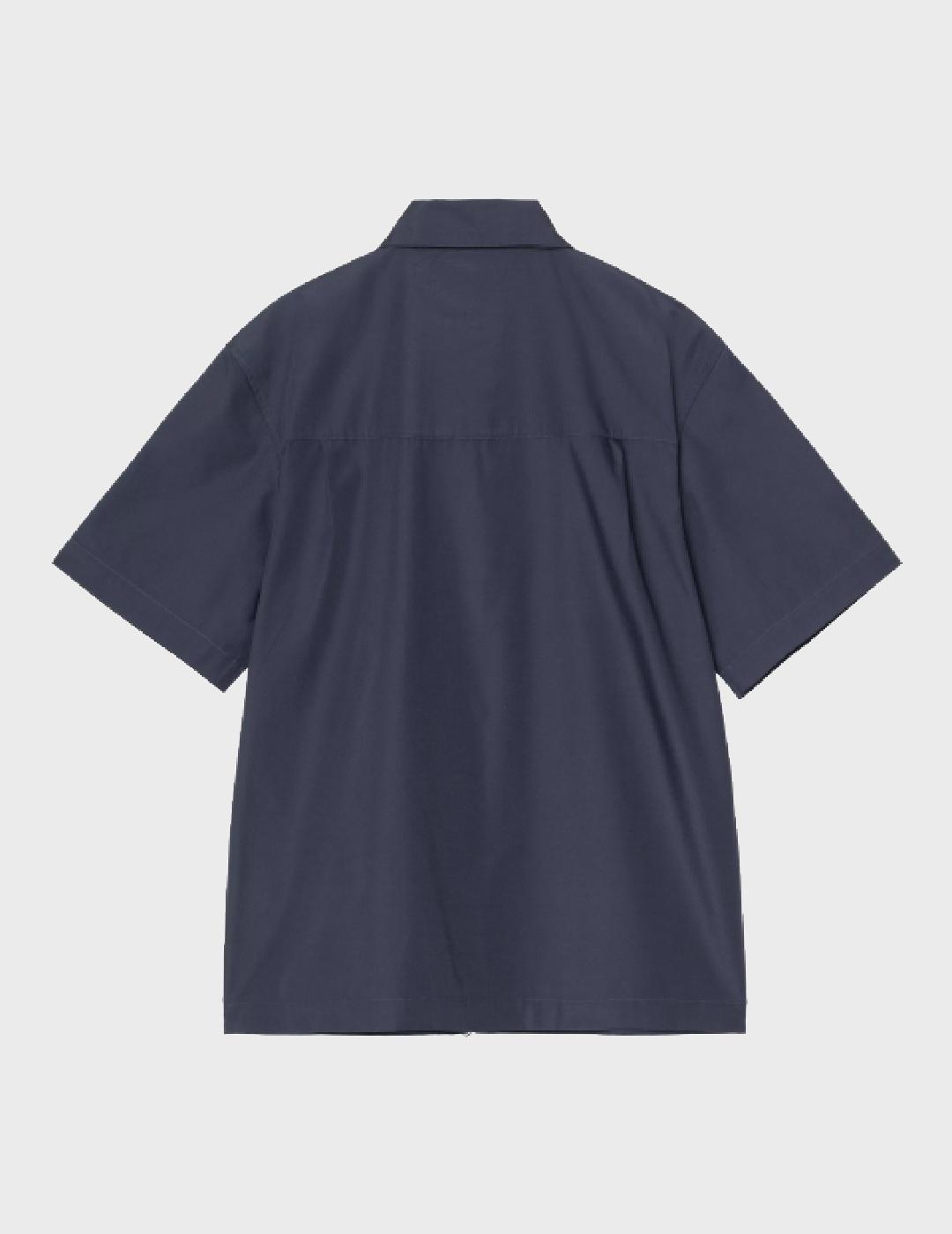 Camisa Carhartt WIP Postal Zip Blue