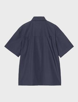 Camisa Carhartt WIP Postal Zip Blue