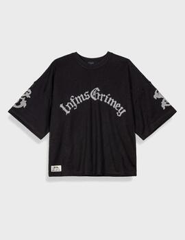 Camiseta Grimey Chief Watcher Mesh Boxy Tee BLK