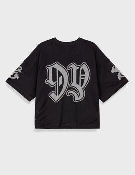 Camiseta Grimey Chief Watcher Mesh Boxy Tee BLK