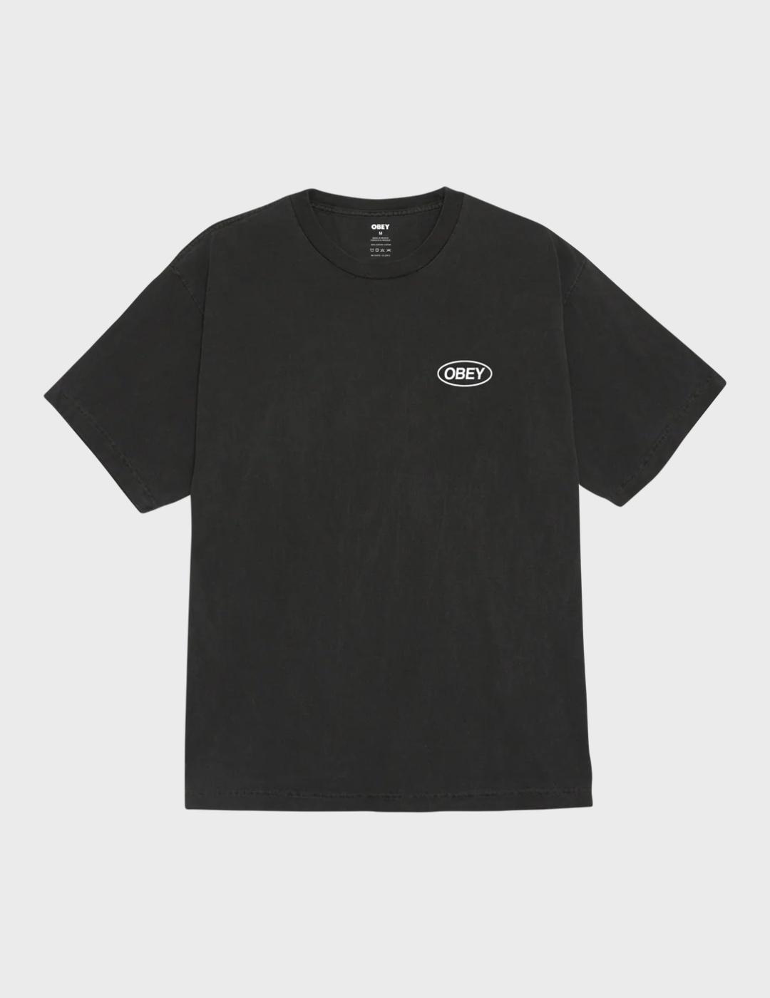 Camiseta Obey code pigment dusty black