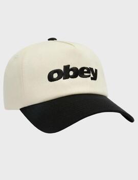 Gorra Obey Delta 5 panel snapback Black multi