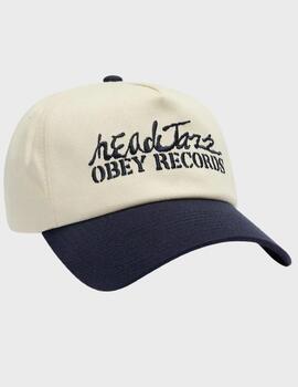 Gorra Obey head jazz records 5PNL SB Navy multi