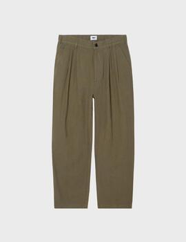 Pantalón Obey foster pleanted linen pant smokey ol
