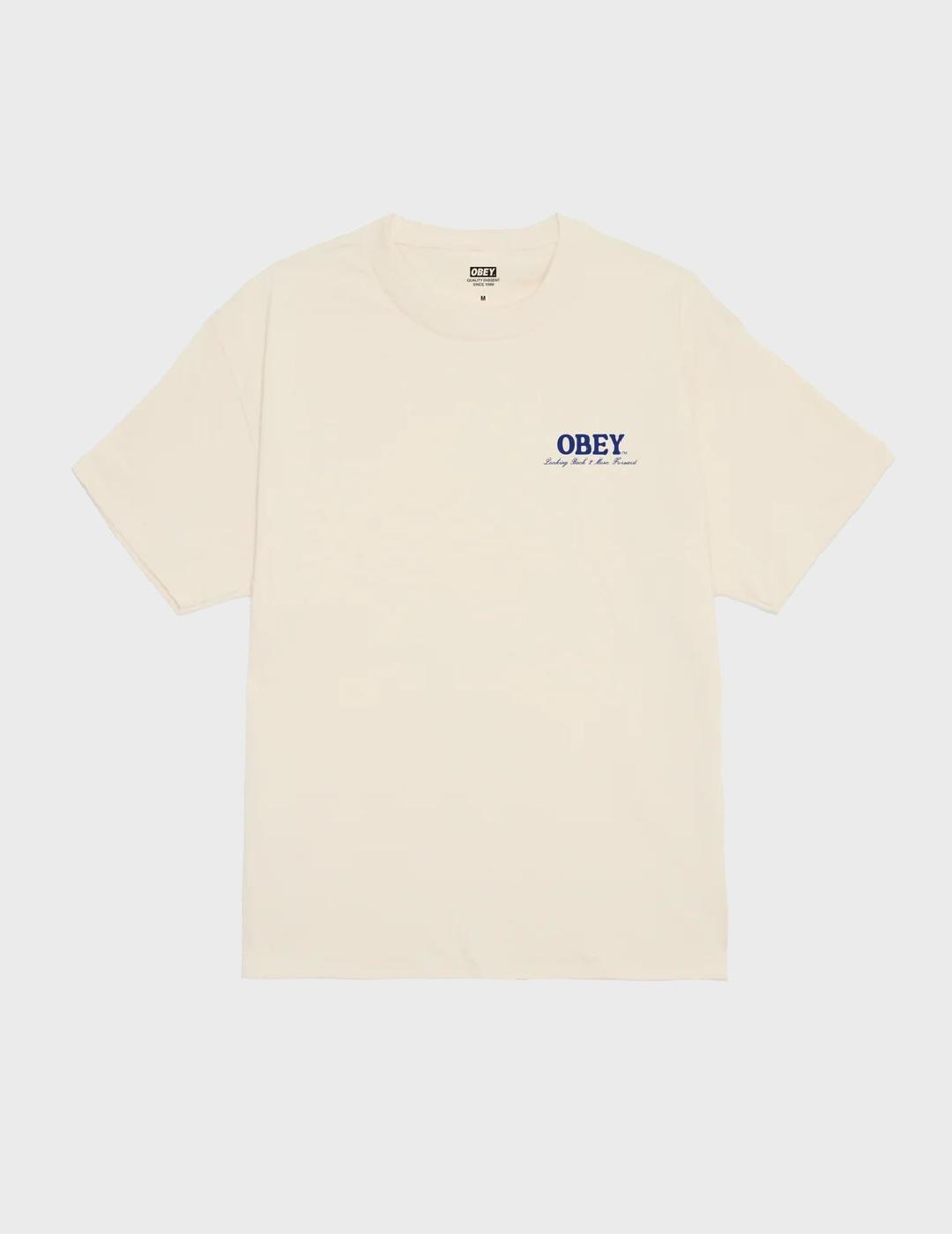Camiseta Obey move forward cream