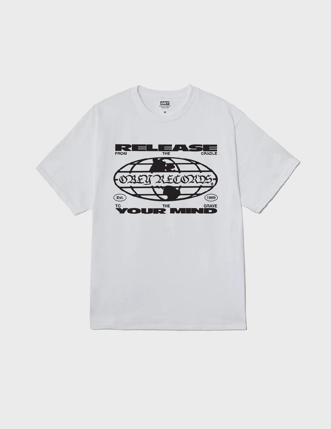 Camiseta Obey release your mind white