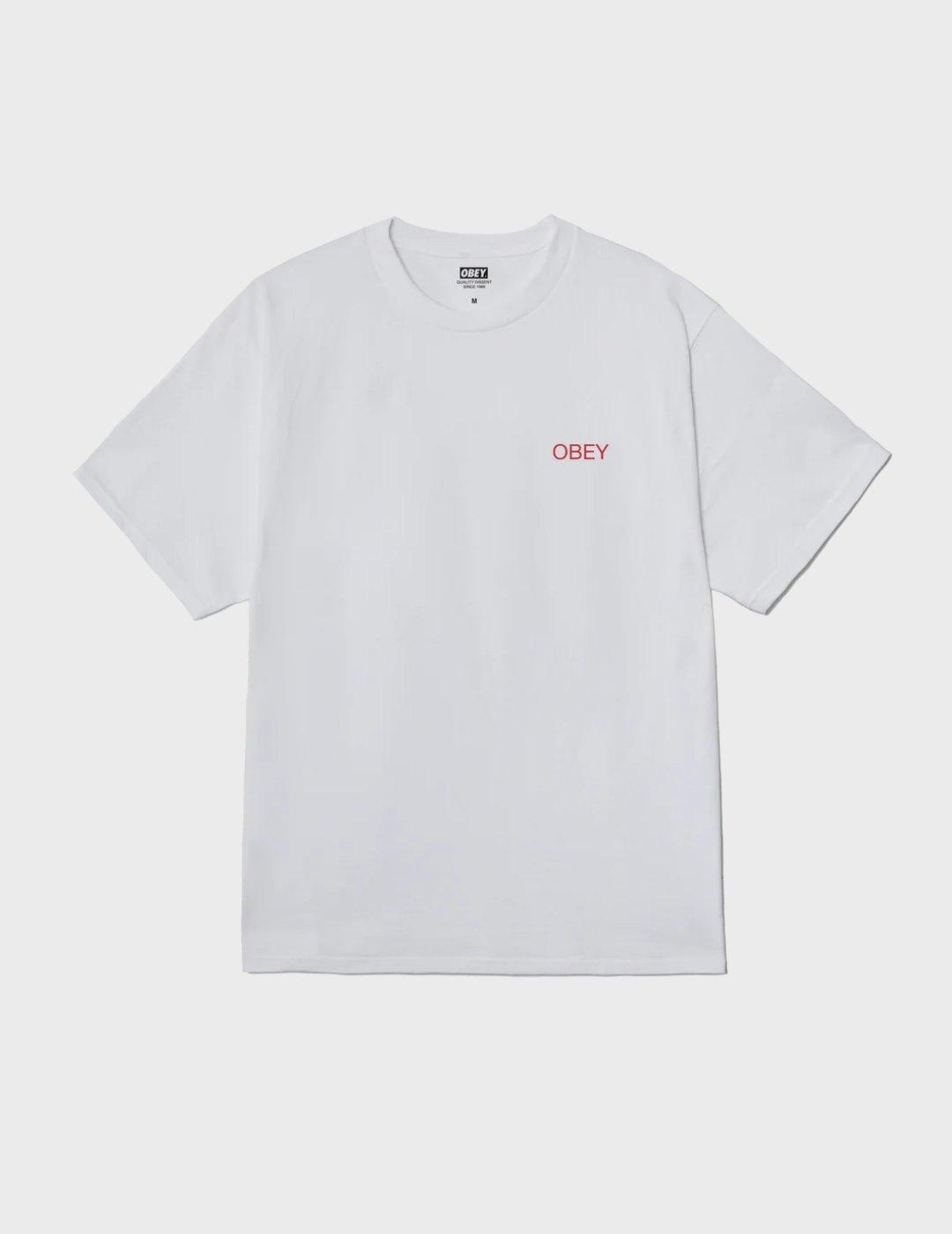Camiseta Obey nouveau angel white