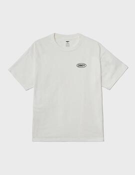 Camiseta Obey code pigment vintage white