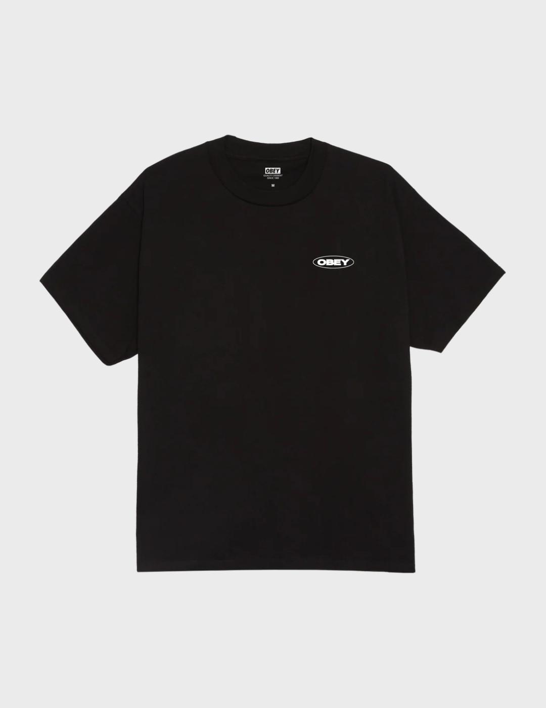 Camiseta Obey globlal impact black