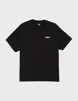 Camiseta Obey globlal impact black