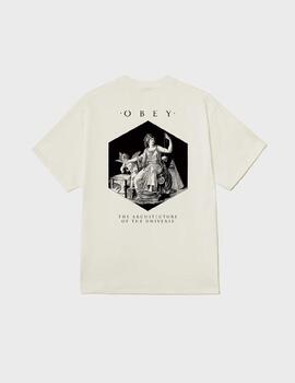 Camiseta Obey architecture of the uni vintage whit