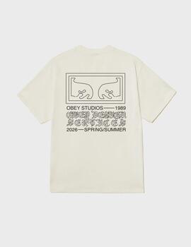 Camiseta Obey design services vintage white