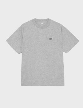 Camiseta Obey eyes open heather grey