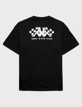Camiseta Kappa Authentic Solian Black-White