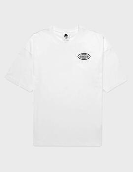 Camiseta Kappa Authentic Solian White-Black