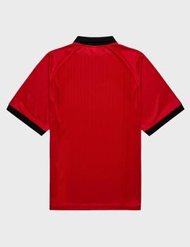Camiseta Kappa Authentic Sloan Red Md Coral-Black