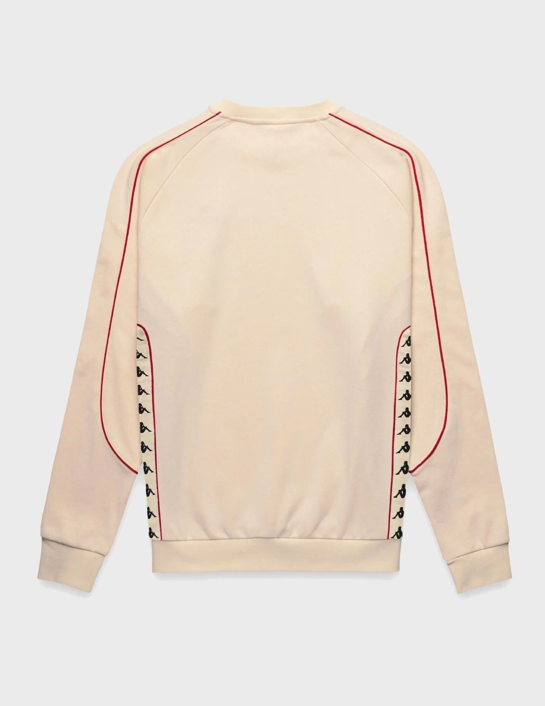 Sudadera Kappa 222 Banda Spencer Beige Butter-R-B