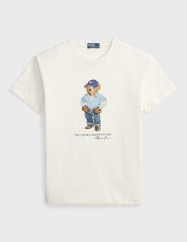 Camiseta Polo Ralph Lauren Bear SSCNCLSM2 White