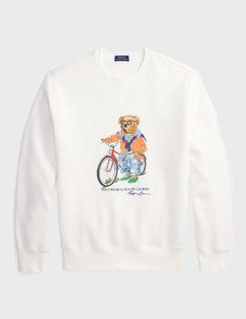 Sudadera Polo Ralph Lauren LSCNM4 Bear White