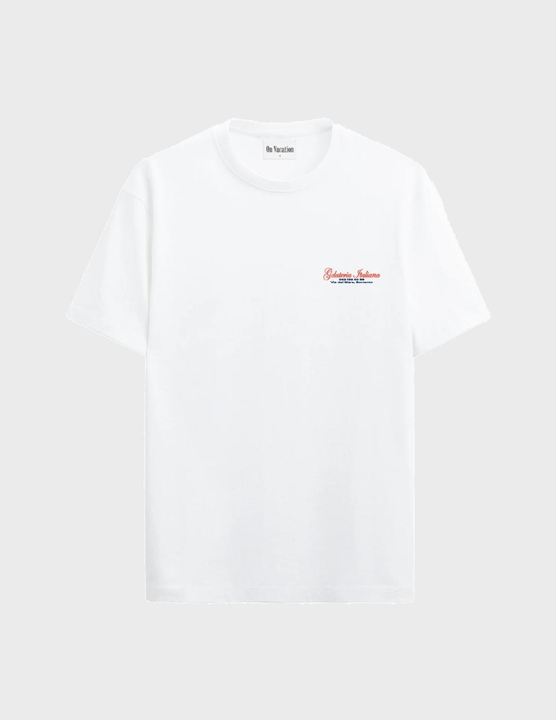 Camiseta On Vacation Gelateria T-shirt White