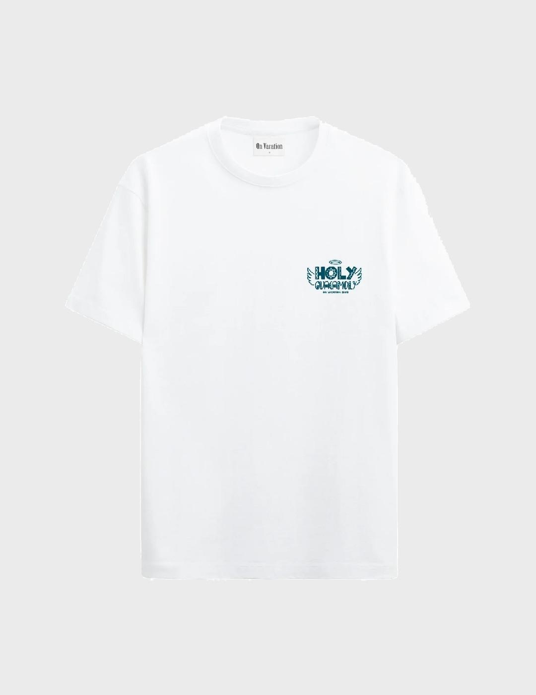 Camiseta On Vacation Holy Guacamoly T-shirt Wht