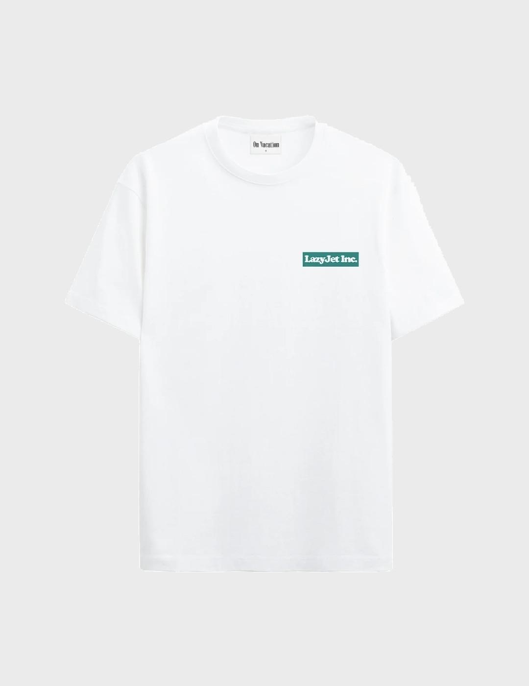 Camiseta On Vacation Lazy Jet T-shirt White