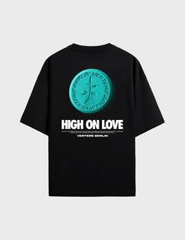 Camiseta Vertere Berlin Hig On Love T-Black