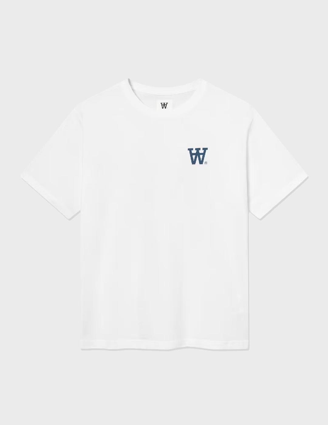 Camiseta WOOD WOOD Liam Tee Fence  Bright Whte