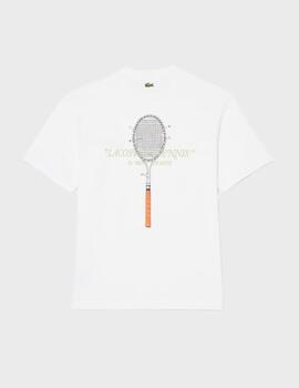 Camiseta Lacoste TH1425 Blanc-001