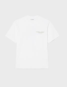 Camiseta Lacoste TH1425 Blanc-001