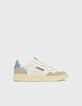 Zapatillas Autry Medalist Low Wom Leat/Suede Wht/F
