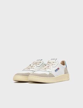 Zapatillas Autry Medalist Low Wom Leat/Suede Wht/F