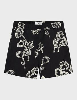 Bañador WOOD WOOD Dub Swim Trunks AOP White Rose