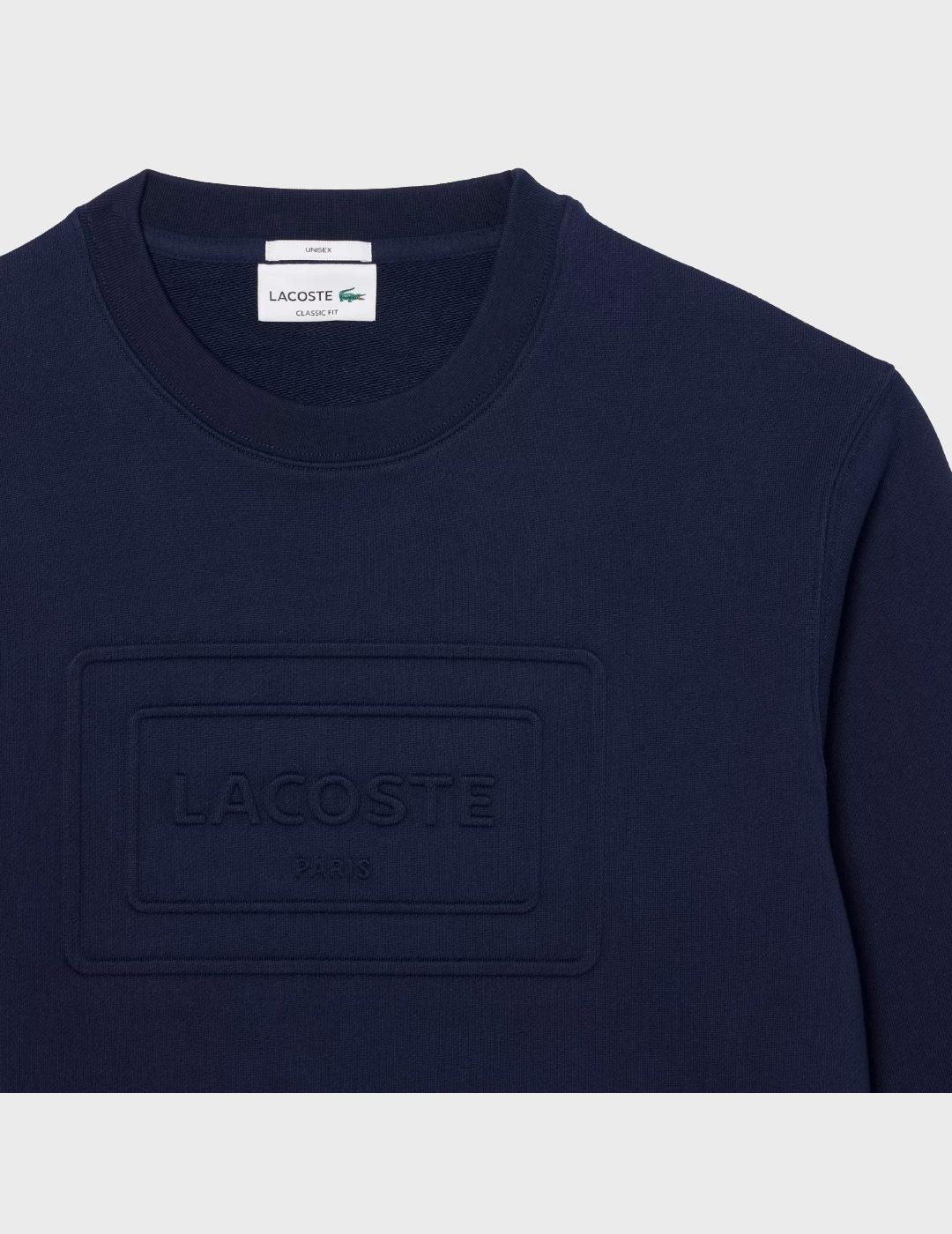 Sudadera Lacoste SH0795 00 166 Bleu marine