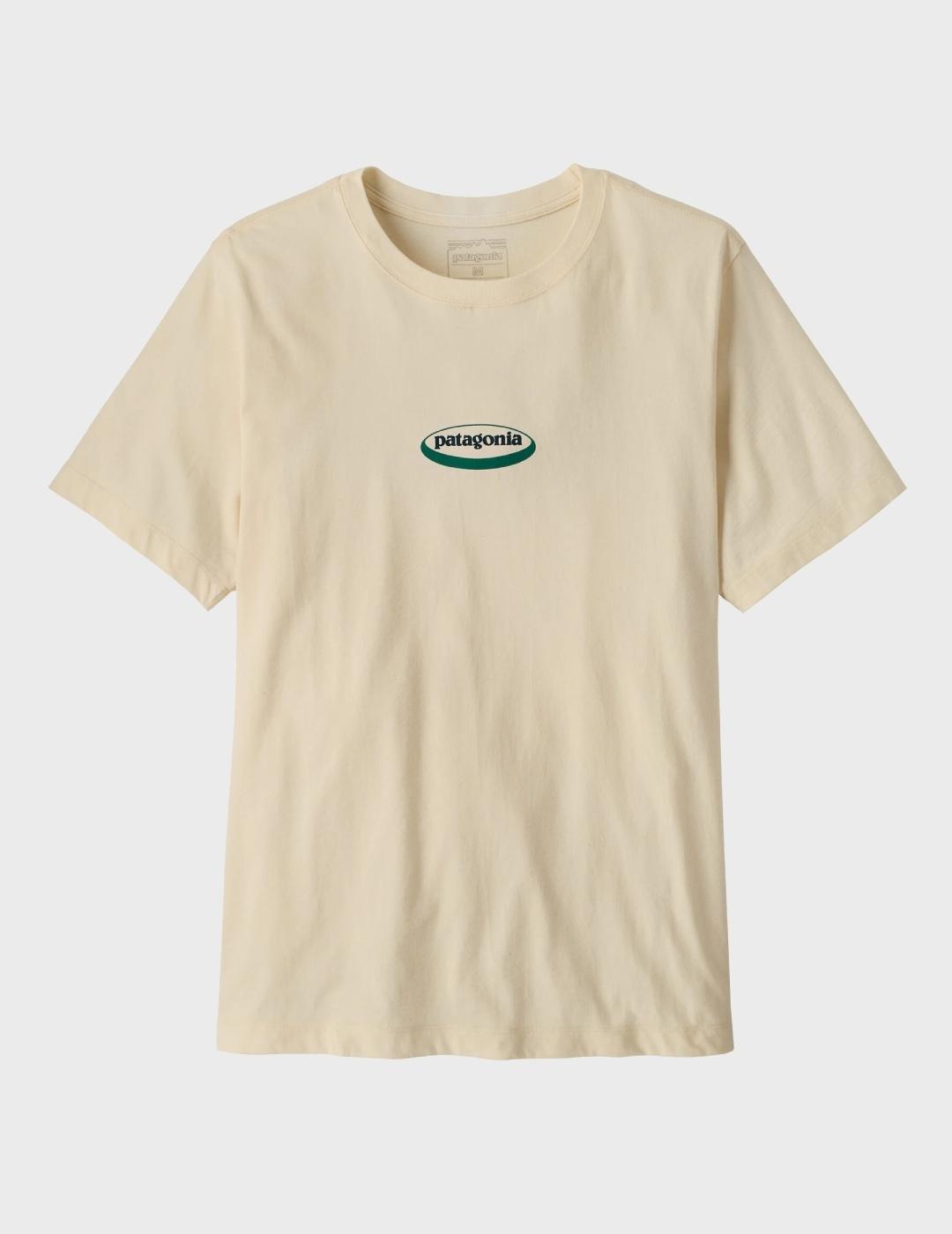 Camiseta Patagonia M´s 95 Oval Logo Undyed Natural