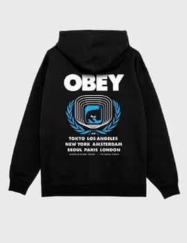 Sudadera Obey Icon Wreath Black