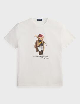 Camiseta Polo Ralph Lauren Bear White SSCNCLSM1