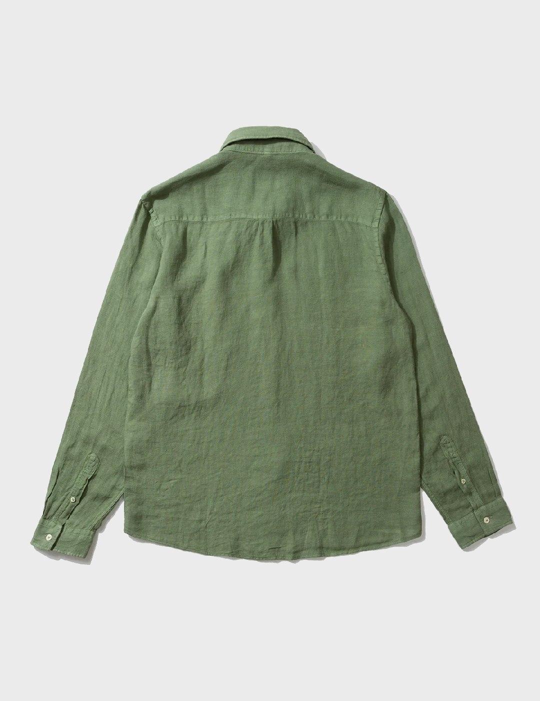 Camisa Edmmond Studios Line Shirt Plain Khaki