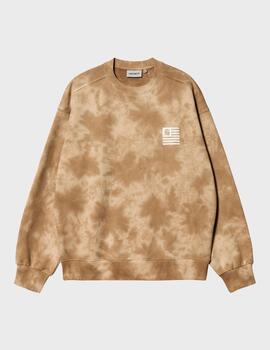 Sudadera Carhartt WIP Chromo Sweat DustyHBrown