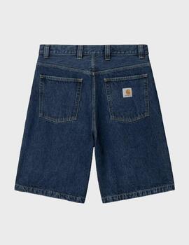 Pantalón Carhatt WIP Brandon Short Blue Stone Wash