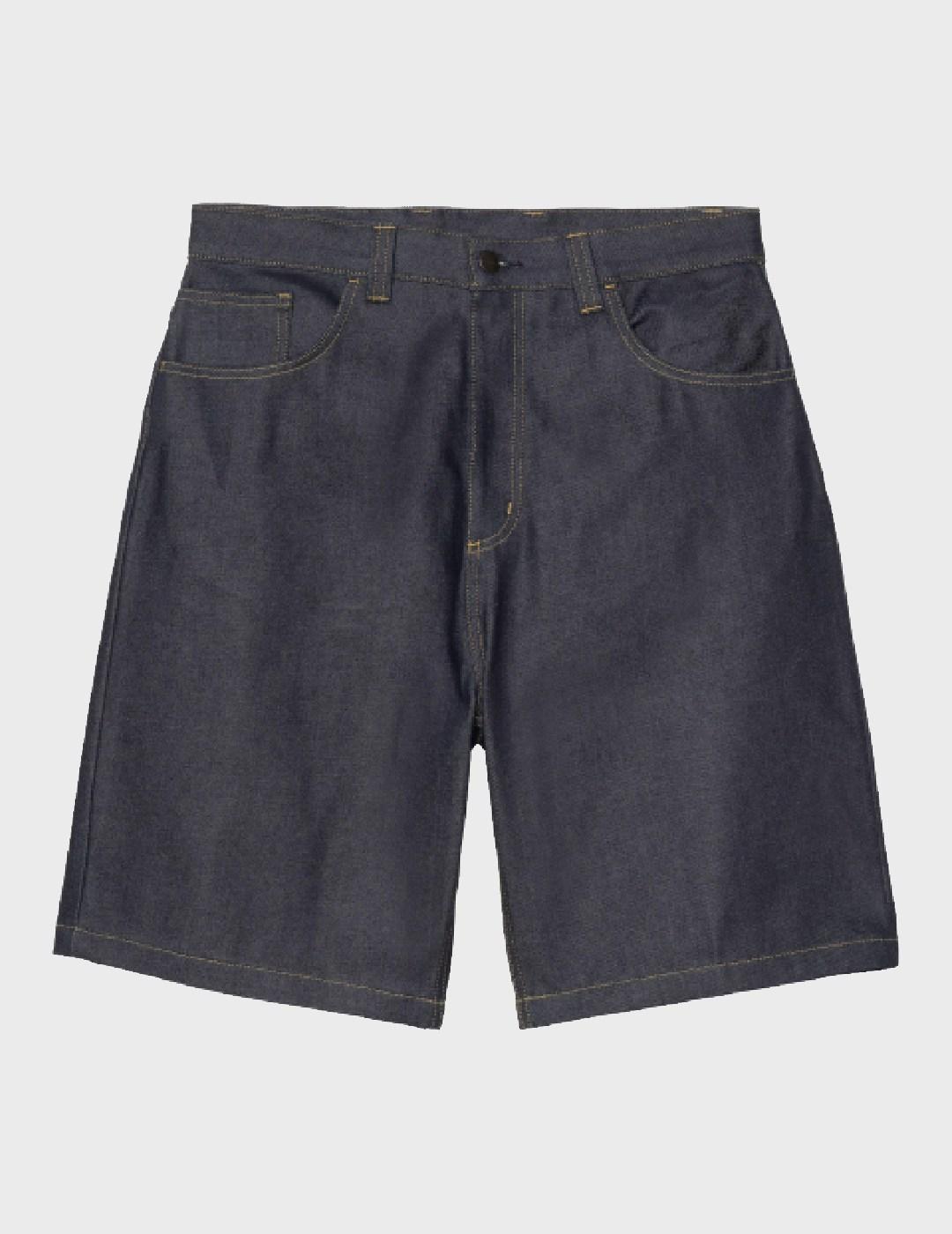 Pantalón Carhatt WIP Brandon Short Blue Rigid