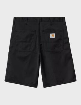 Pantalon Carhartt WIP Simple Short Black Rinsed