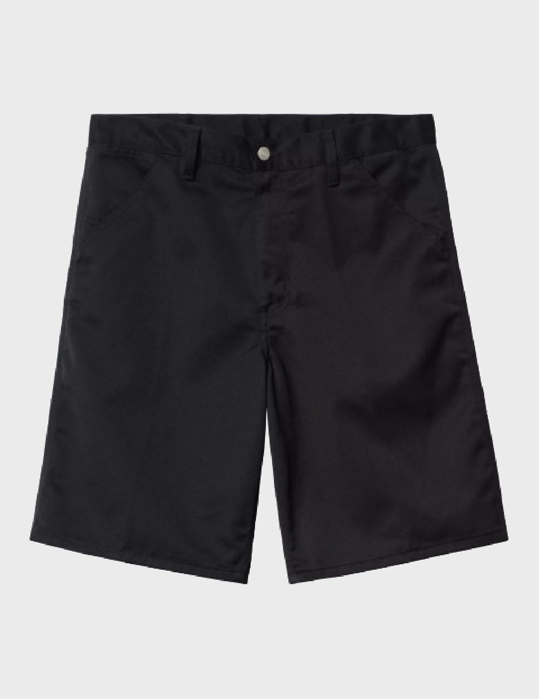 Pantalon Carhartt WIP Simple Short Black Rinsed