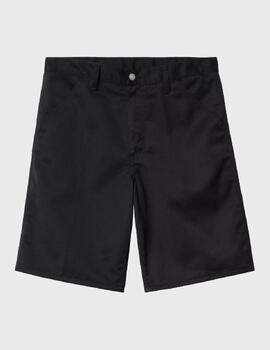 Pantalon Carhartt WIP Simple Short Black Rinsed