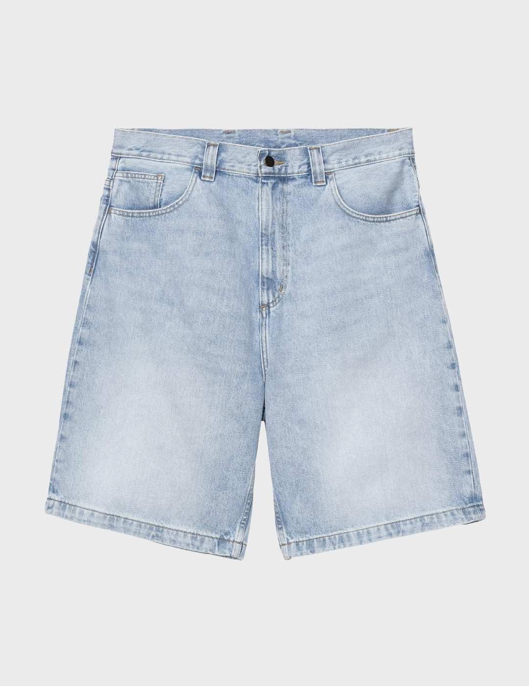 Pantalón Carhatt WIP Brandon Short Blue Heavy Worn